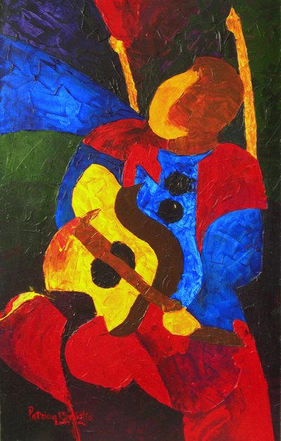 Juan, 2008 (acrílico sobre masonita) de Patricia Brintle